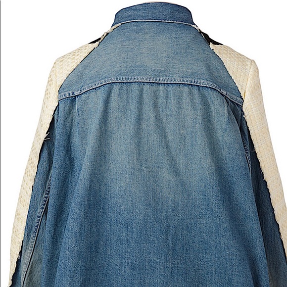 Sacai Summer Tweed and Denim Jacket - Picture 4 of 16